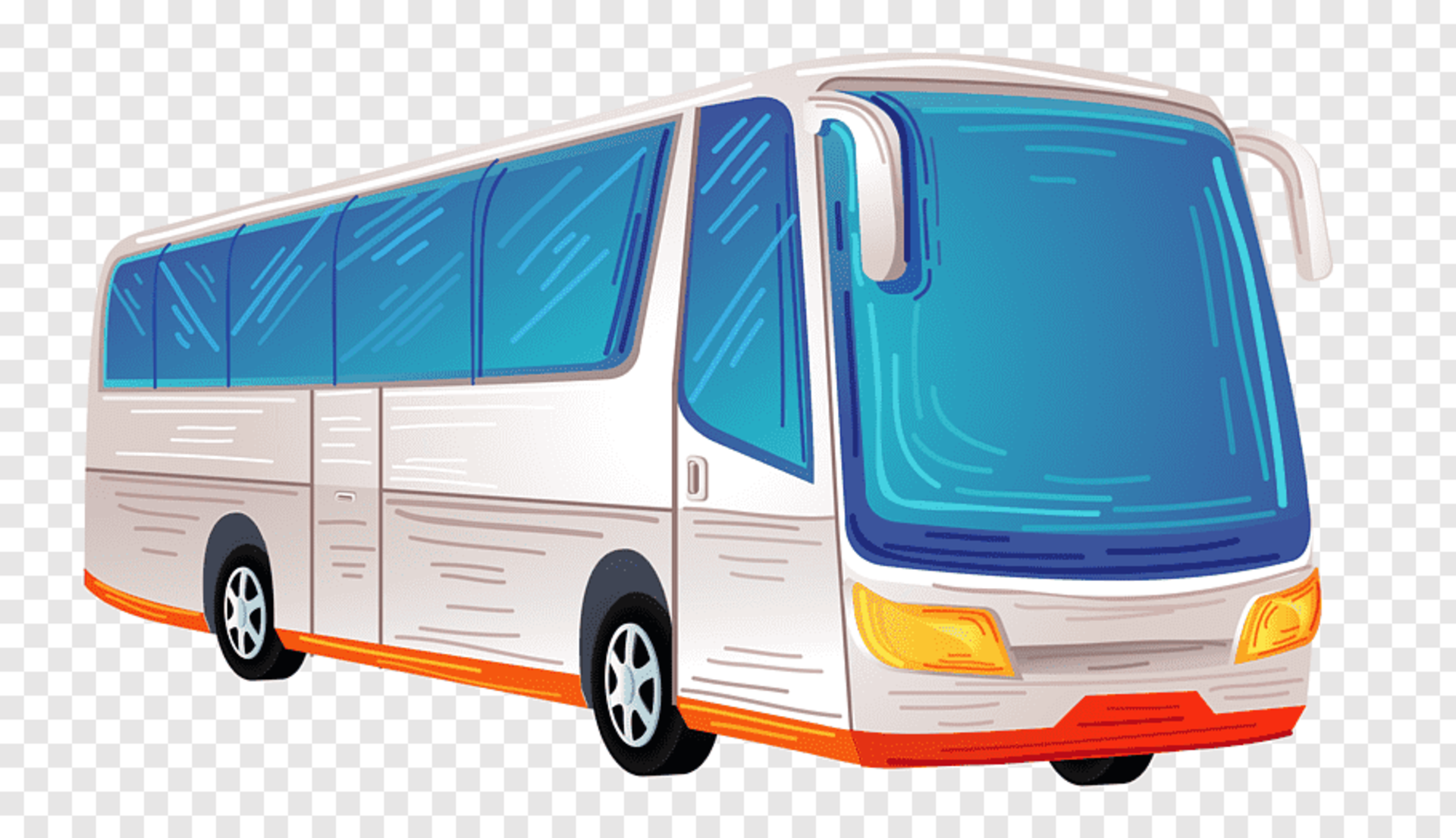 Автобус мультяшный
